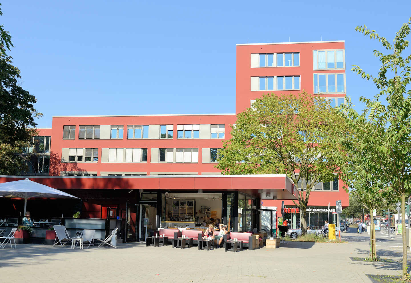 2712 Moderne Architektur beim ehemaligen Krankenhaus  Barmbek. | Fuhlsbüttler Straße - Fuhle, Hamburg Barmbek Nord